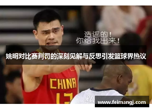 姚明对比赛判罚的深刻见解与反思引发篮球界热议